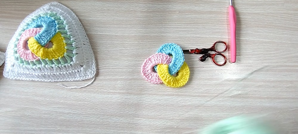 Crochet Bikini Top With O-ring