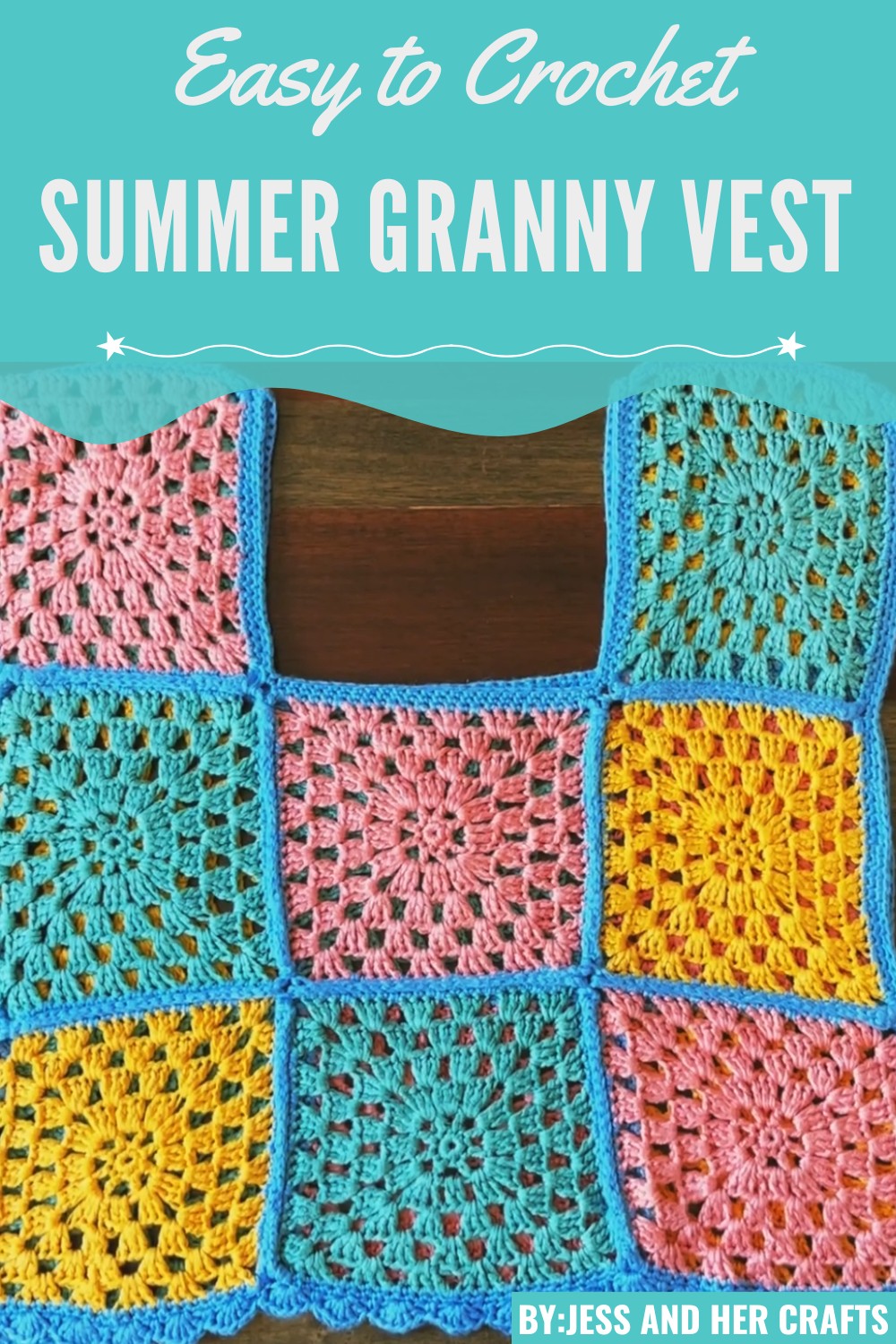 Crochet Summer Granny Vest