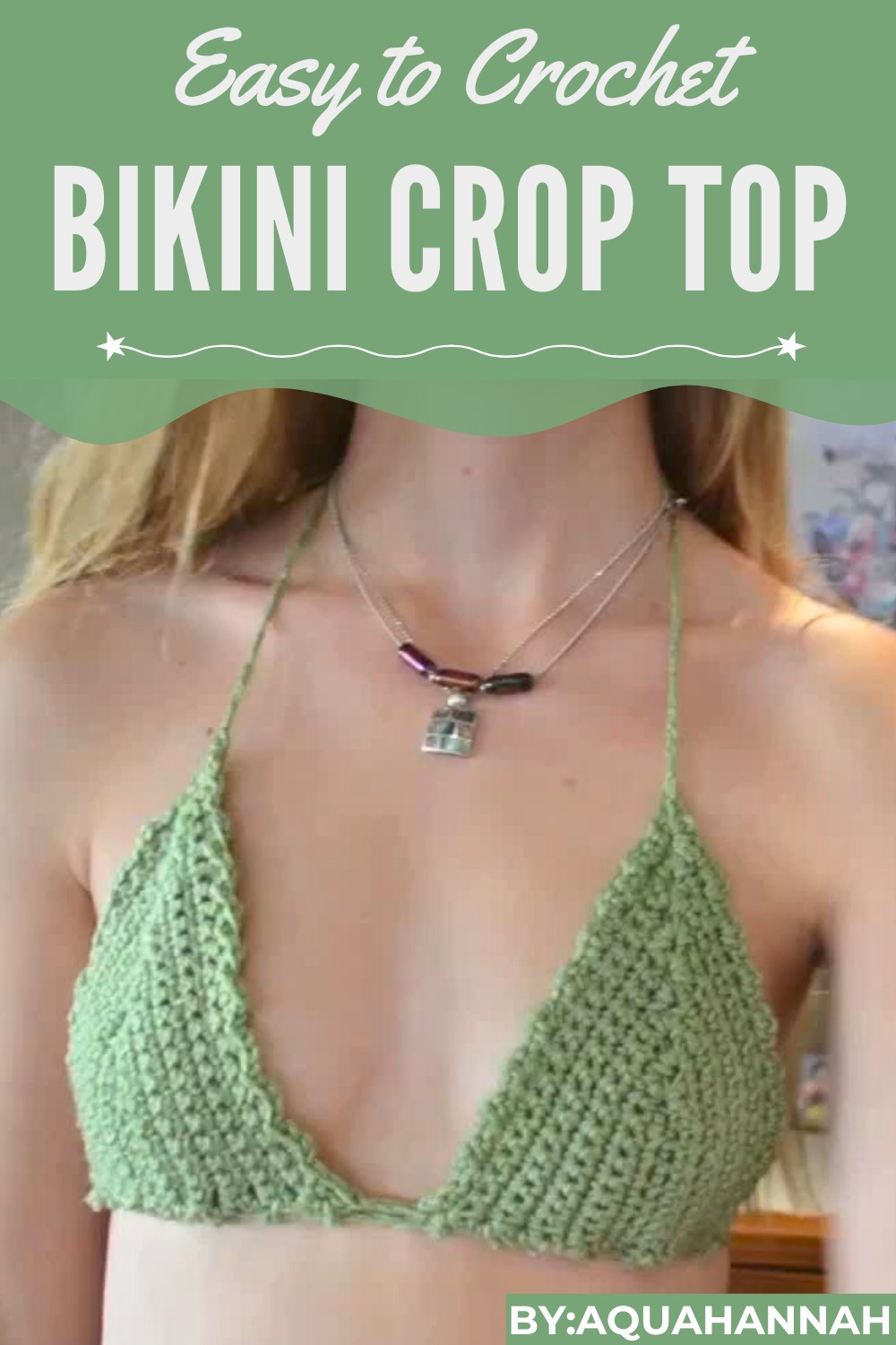 Crochet Bikini Crop Top