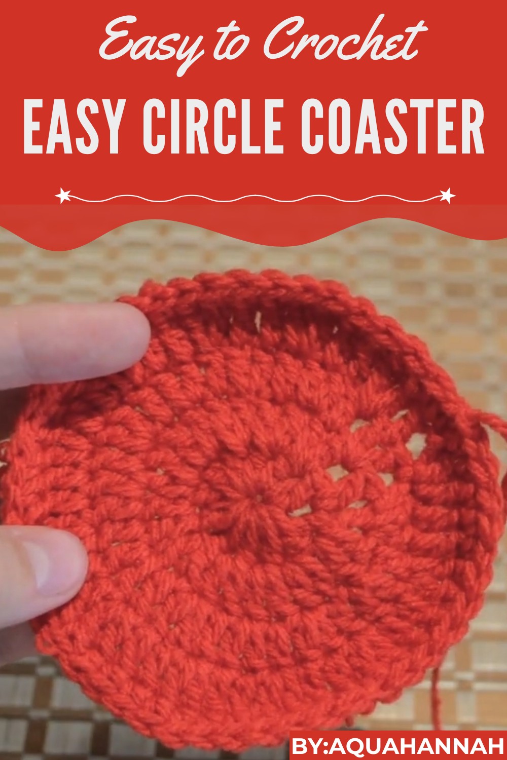 Crochet Circle Coaster