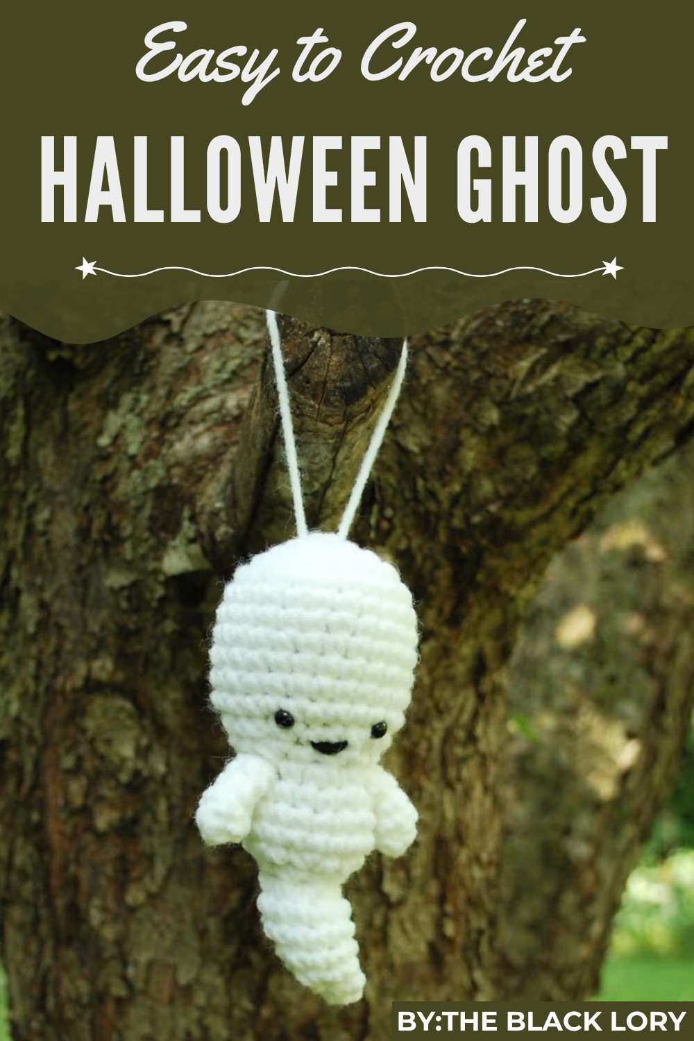 Crochet Halloween Ghost