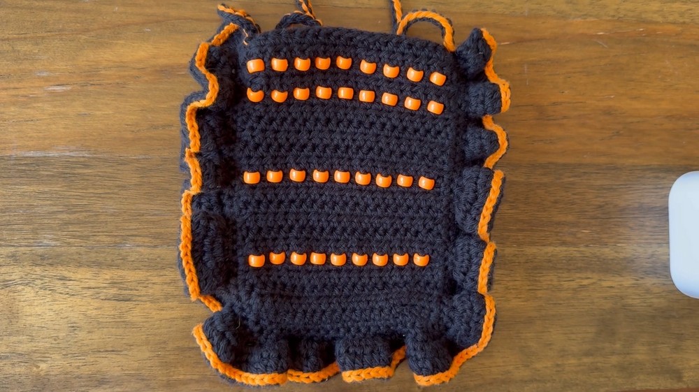 Crochet Beads Phone Bag