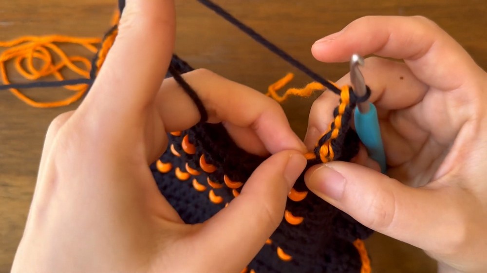 Crochet Beads Phone Bag