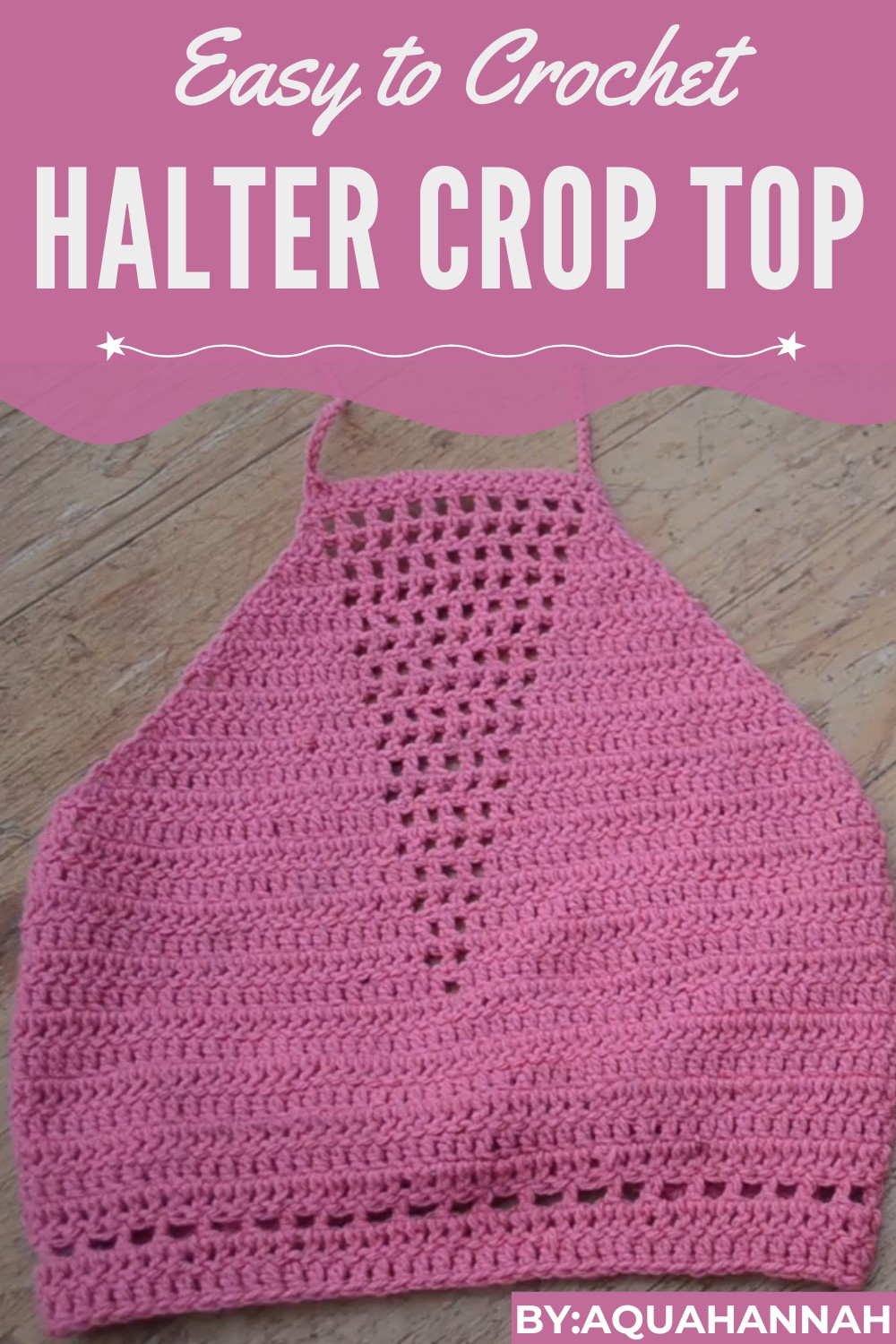 Crochet Halter Crop Top