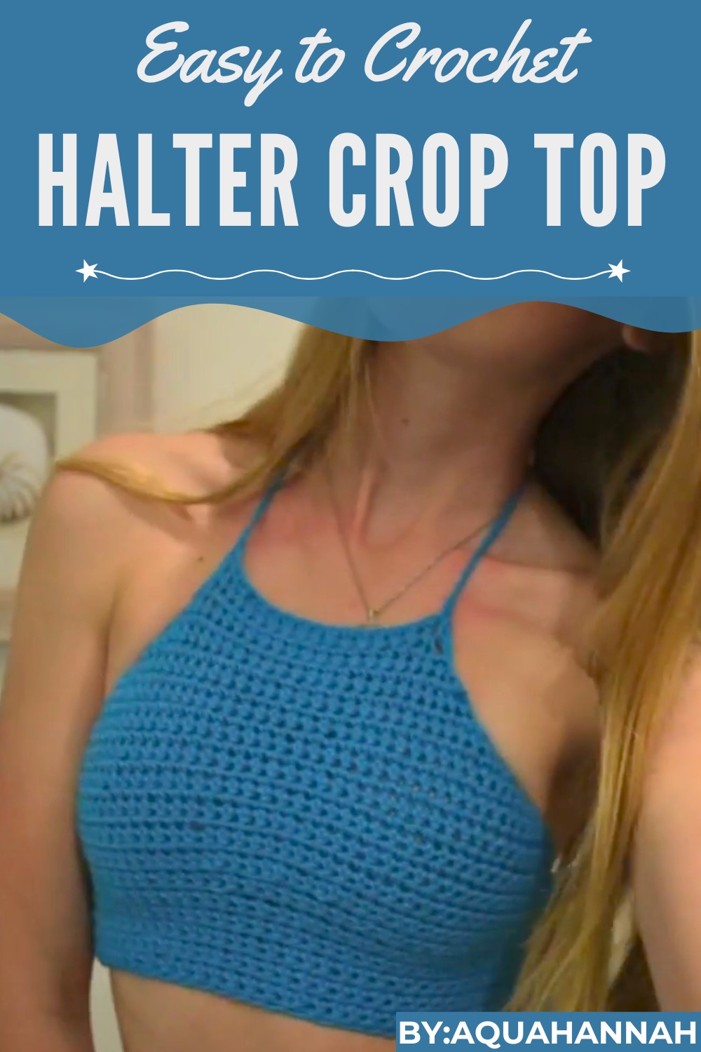 Crochet Halter Crop Top