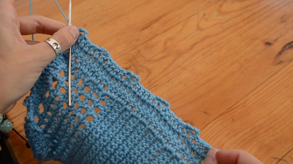 Crochet Shoulder Crop Top