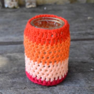 Crochet Pen Or Pencil Holder