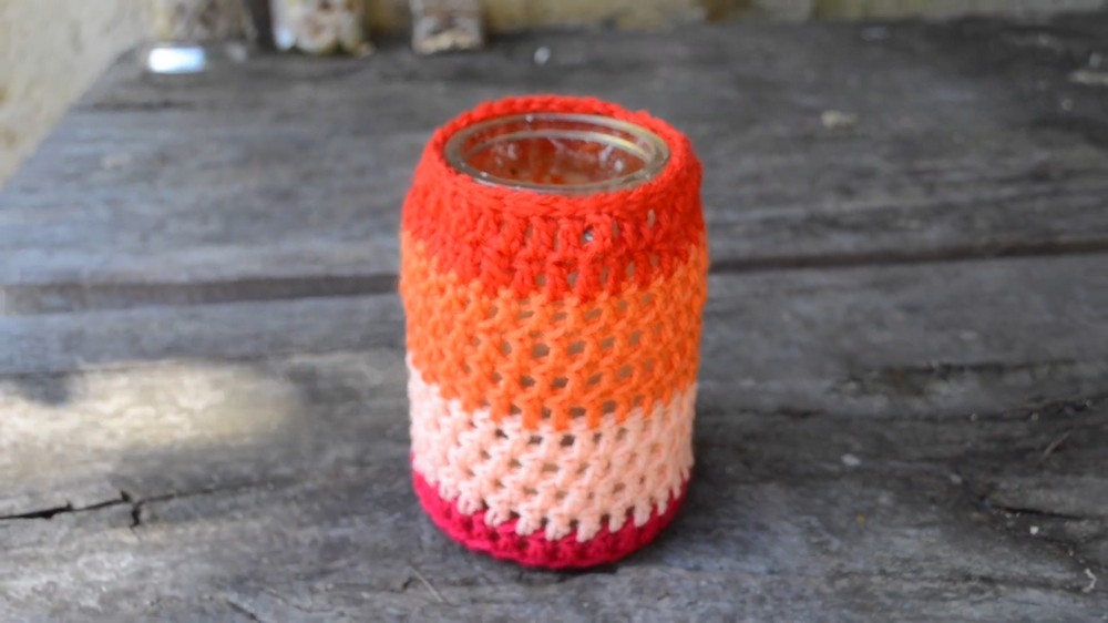 Crochet Pen Or Pencil Holder
