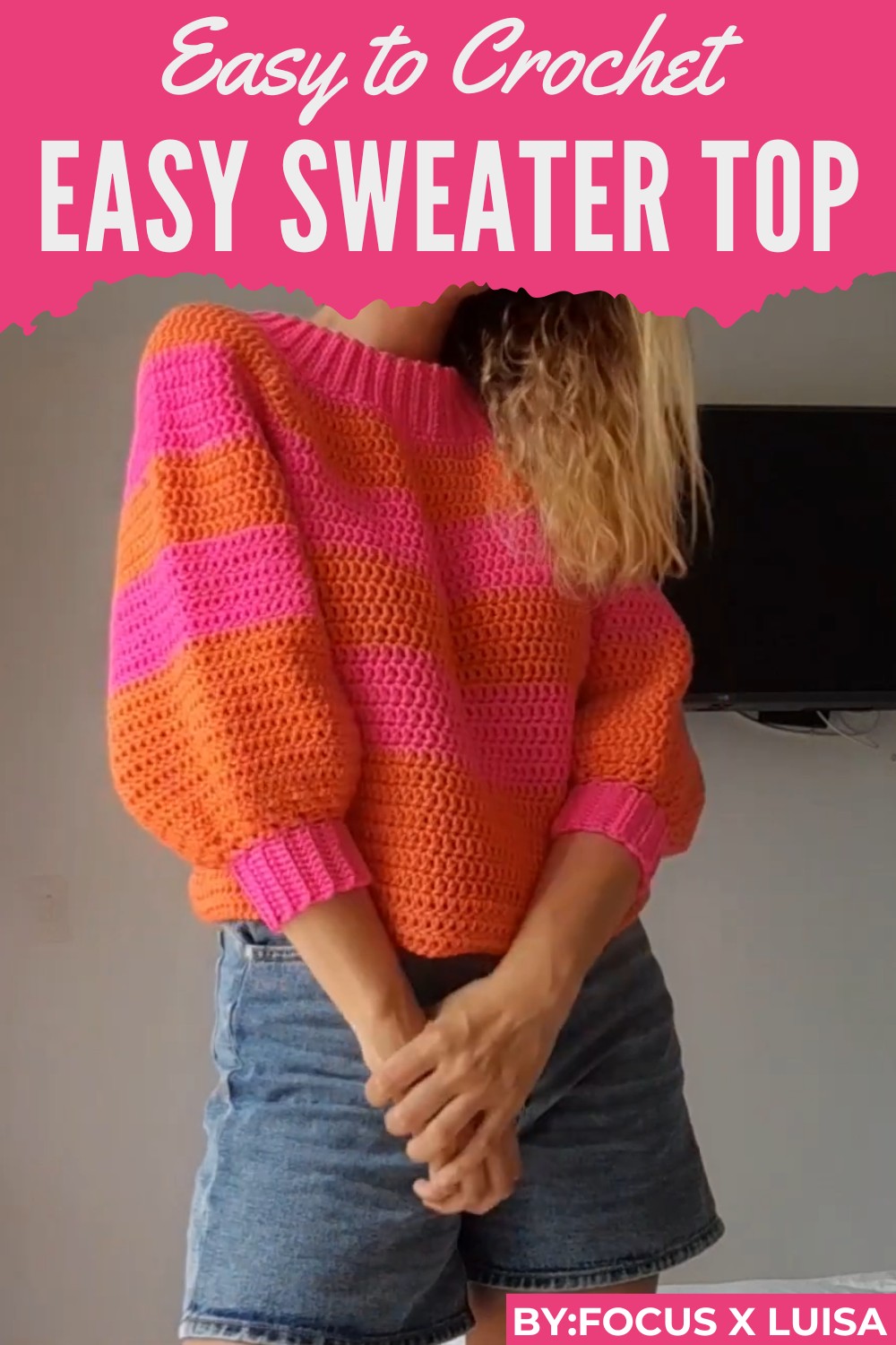 Crochet Sweater Top