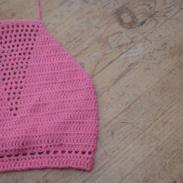 Crochet Halter Crop Top