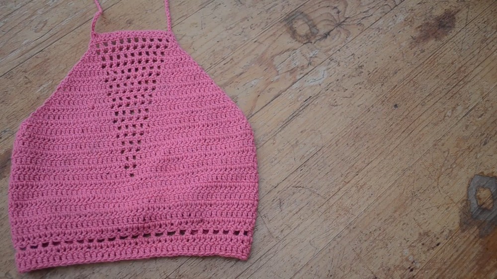 Crochet Halter Crop Top
