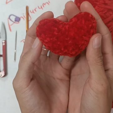 Crochet Mini Plush Heart