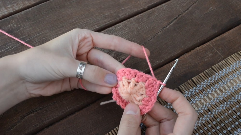 Crochet Granny Circle Table Mat