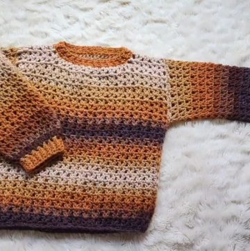 Crochet Baby Sweater Top