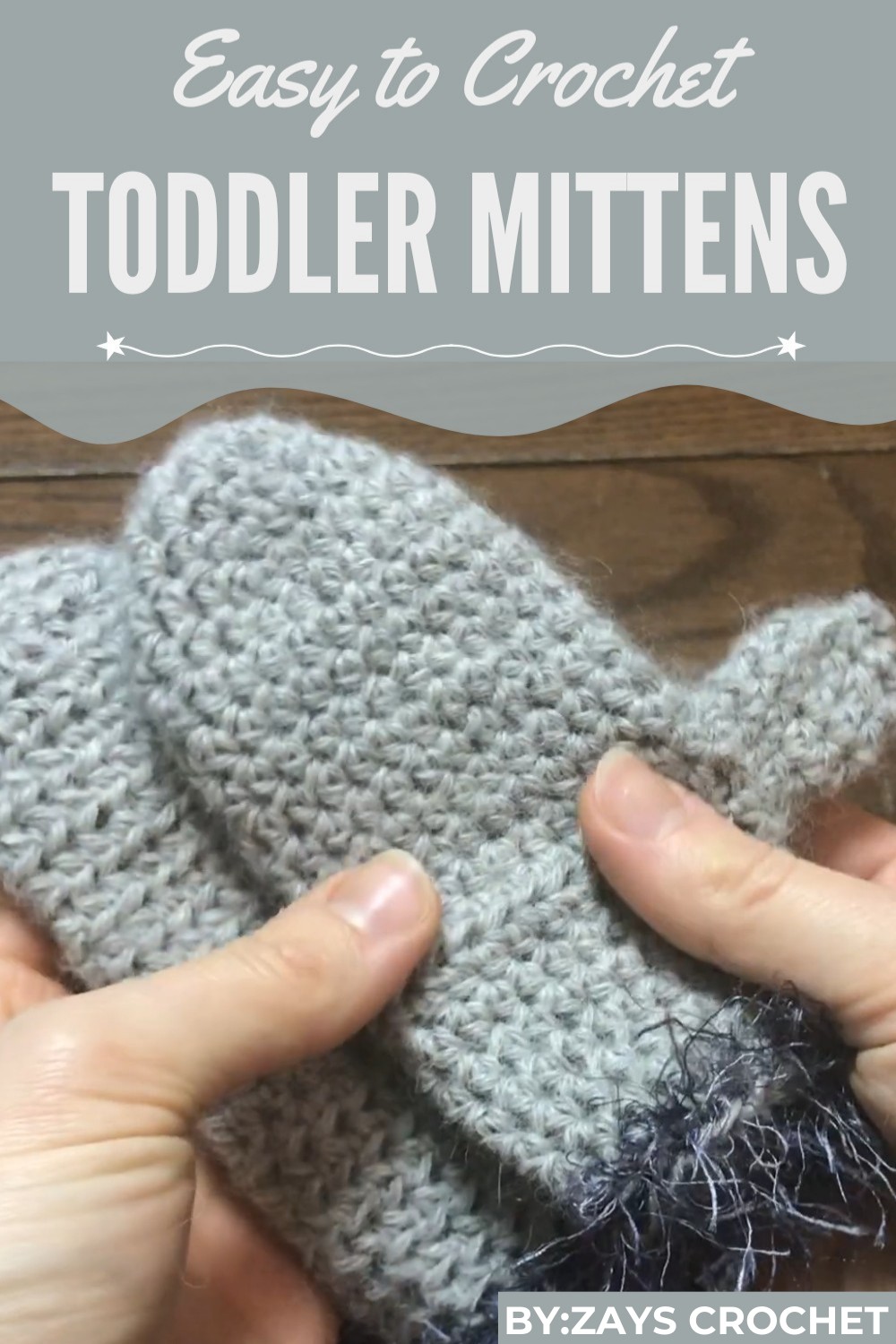 Crochet Toddler Mittens