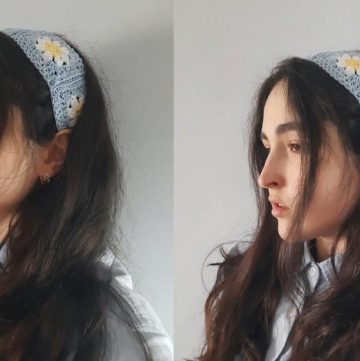 Crochet Daisy Headband