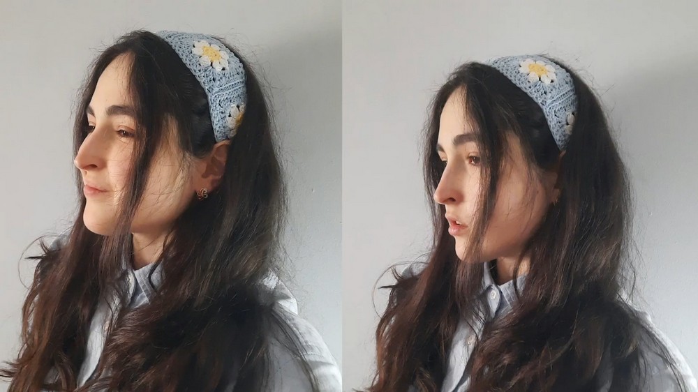 Crochet Daisy Headband