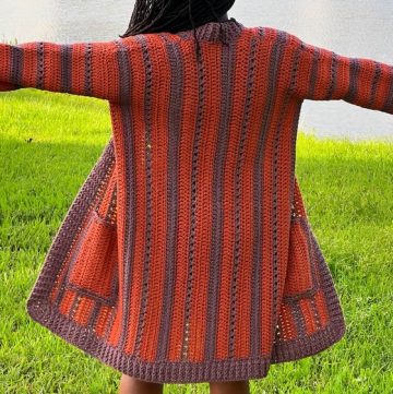 Crochet Long Cardigan
