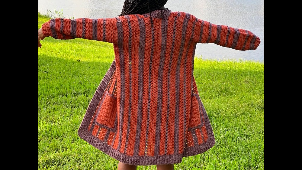 Crochet Long Cardigan