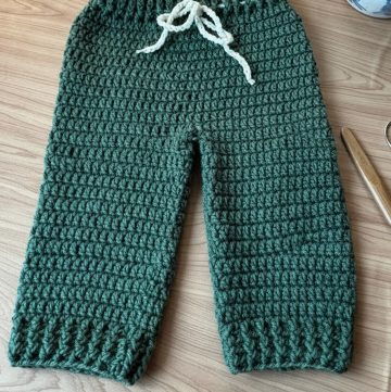 Crochet Baby Pants Step By Step 12
