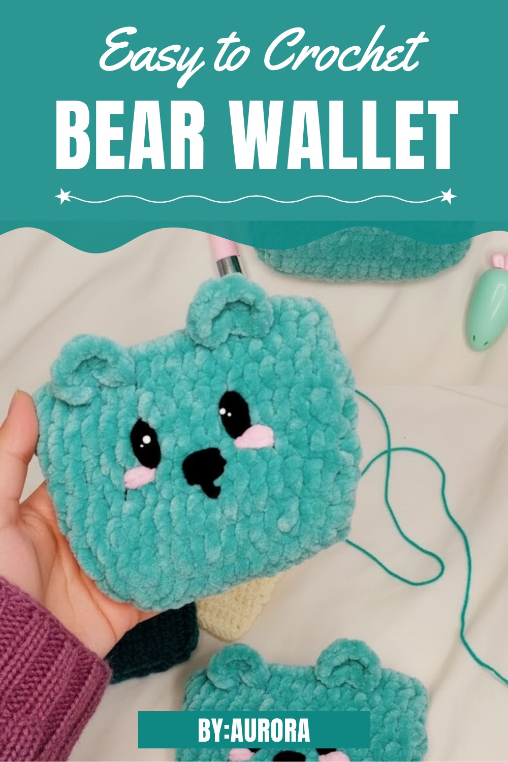 Crochet Bear Wallet Pattern