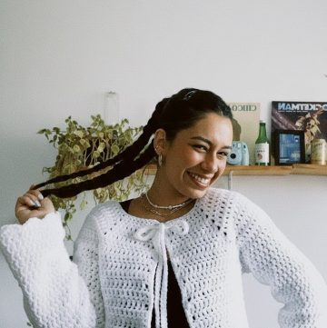 Crochet Casaco Topdown Tutorial 2