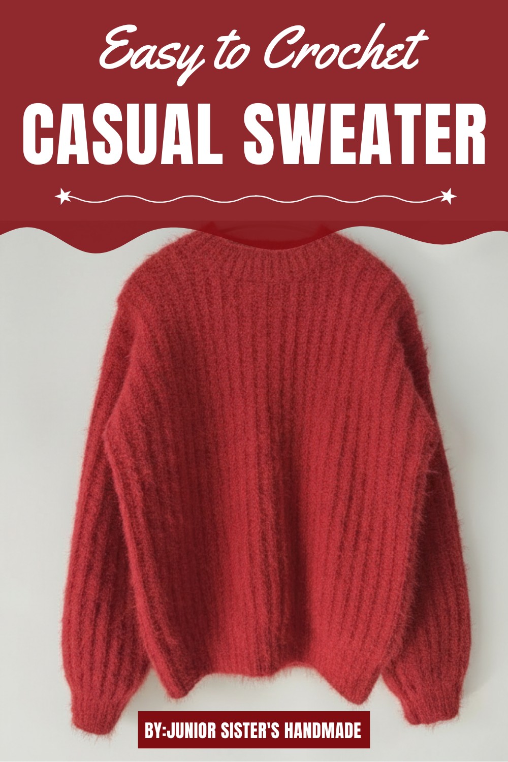 Crochet Casual Sweater Pattern