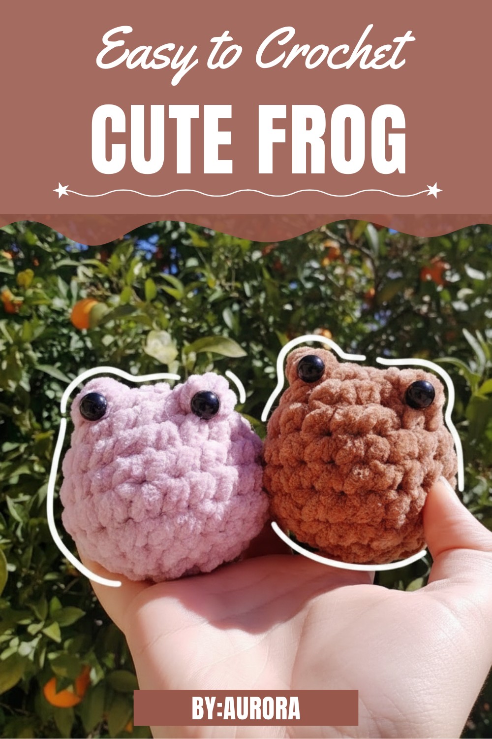 Crochet Cute Easy Frog Pattern