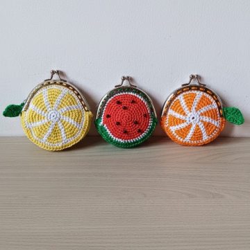Crochet Fruit Coin Purse Pattern 2