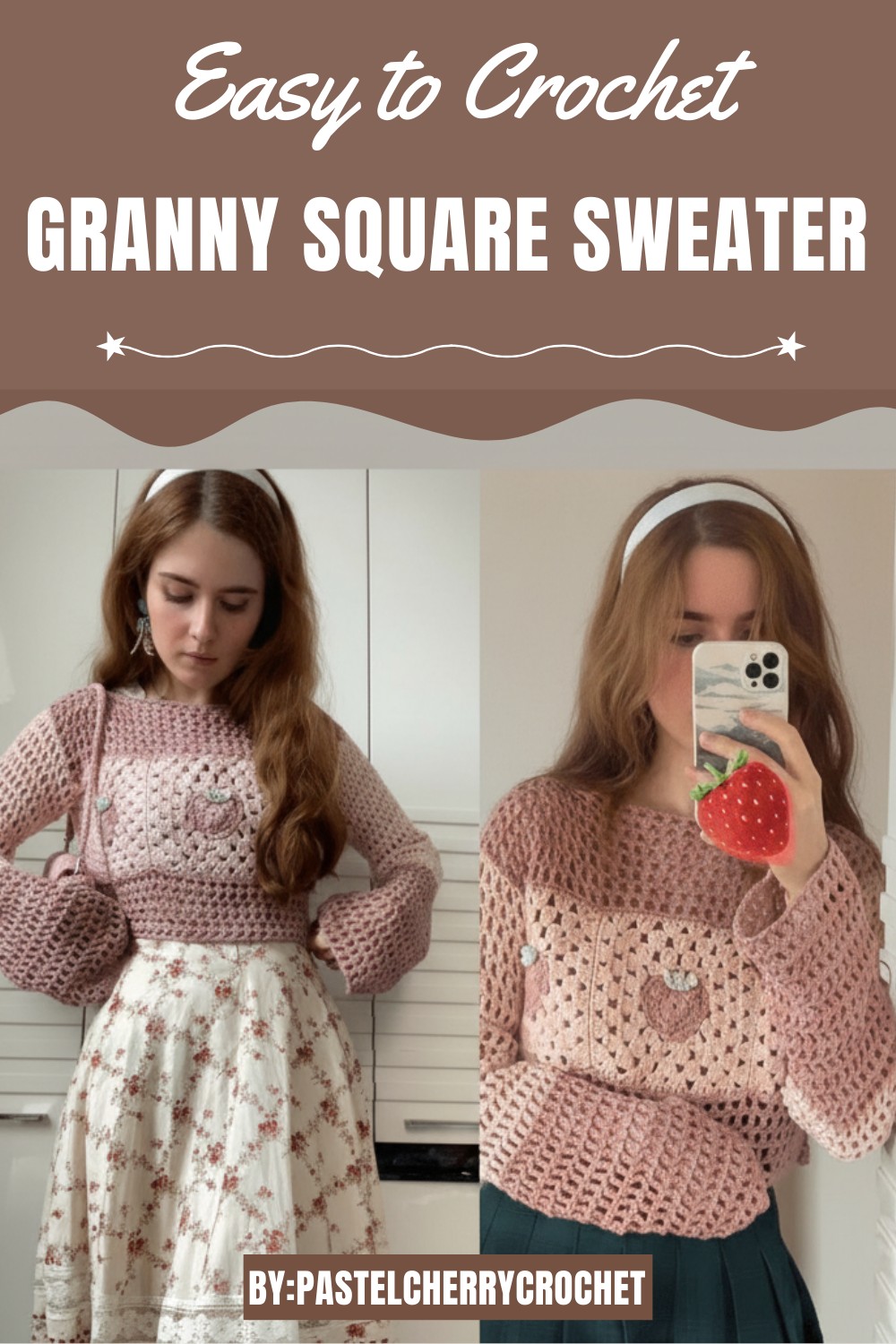Crochet Granny Square Sweater