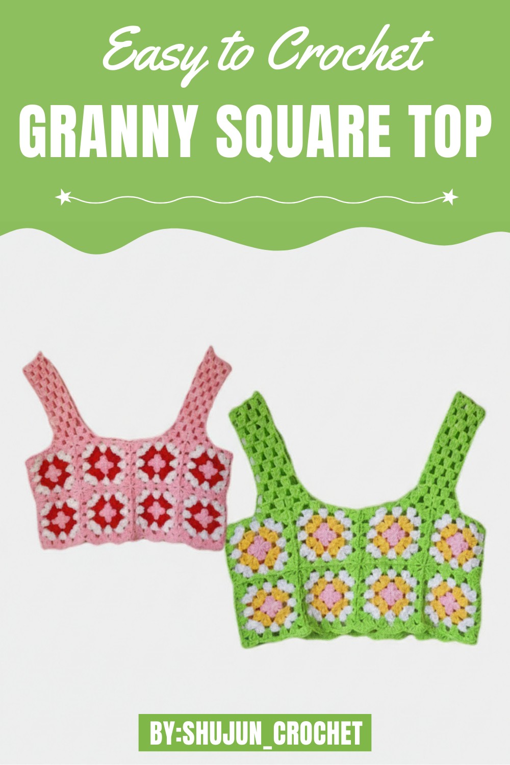 Crochet Granny Square Top