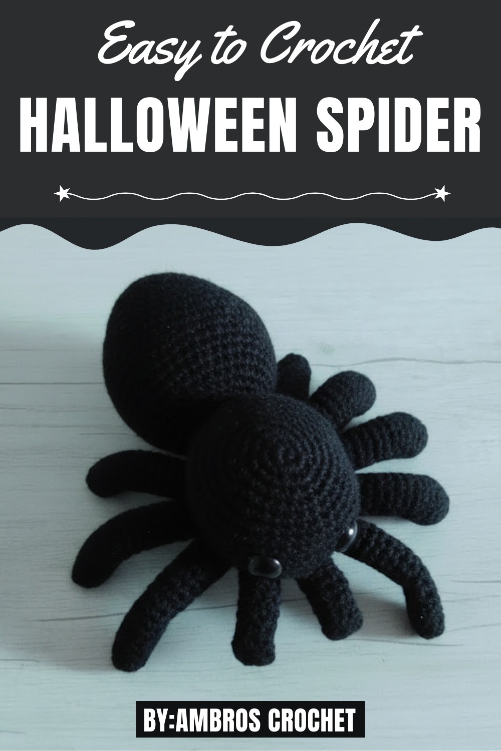Crochet Halloween Spider Amigurumi Tutorial