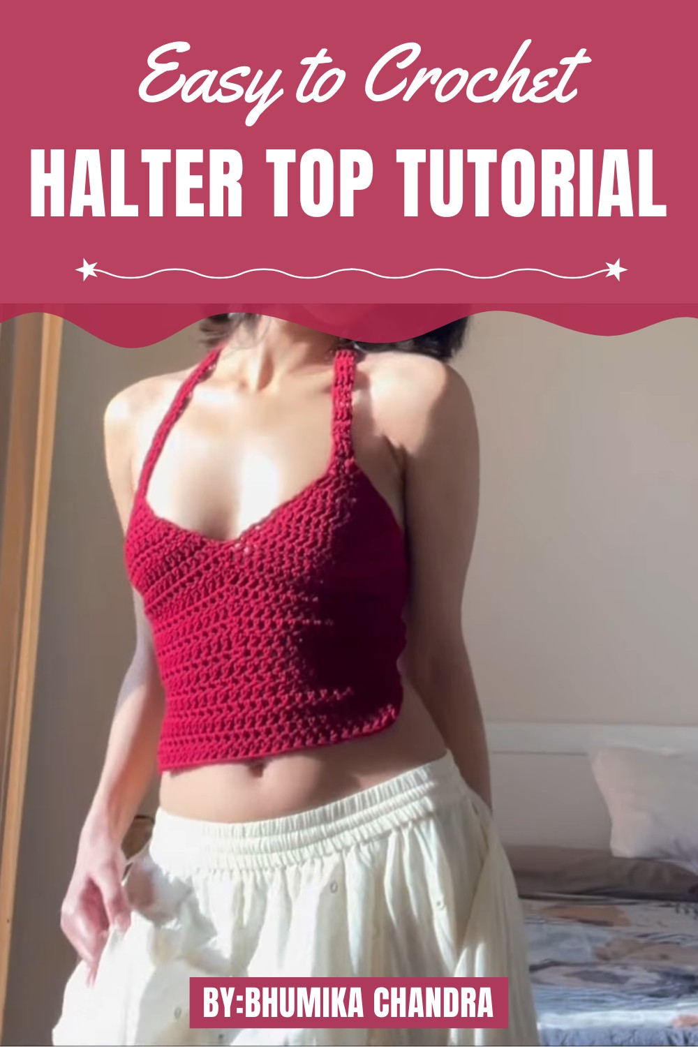 Crochet Halter Top Tutorial