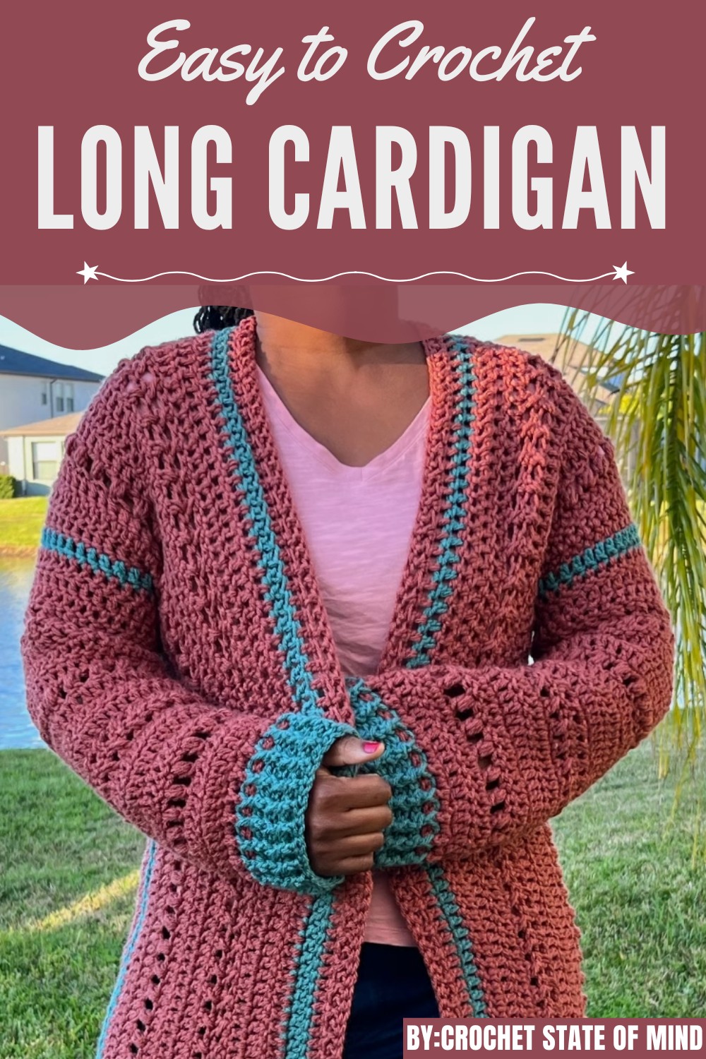 Crochet Long Cardigan