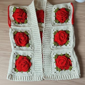 Crochet Sweater Tutorial 1