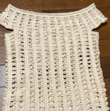 Crochet Beach Cover Up Dress