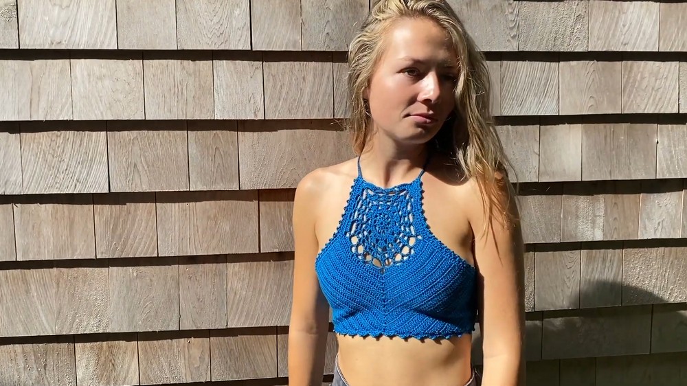Crochet Lace Halter Top