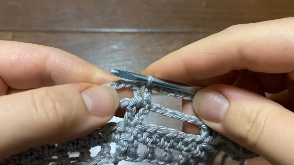 Crochet Long Sleeve Crop Top