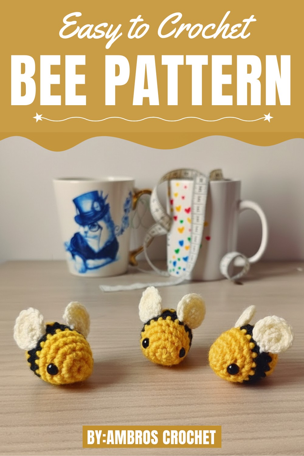 Easy Crochet Bee Pattern