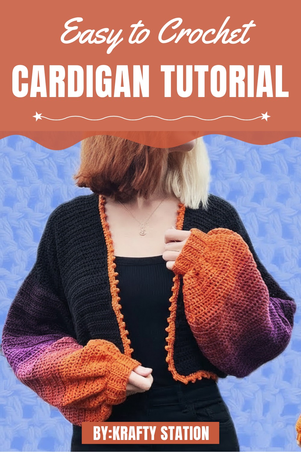 Easy Crochet Cardigan Tutorial
