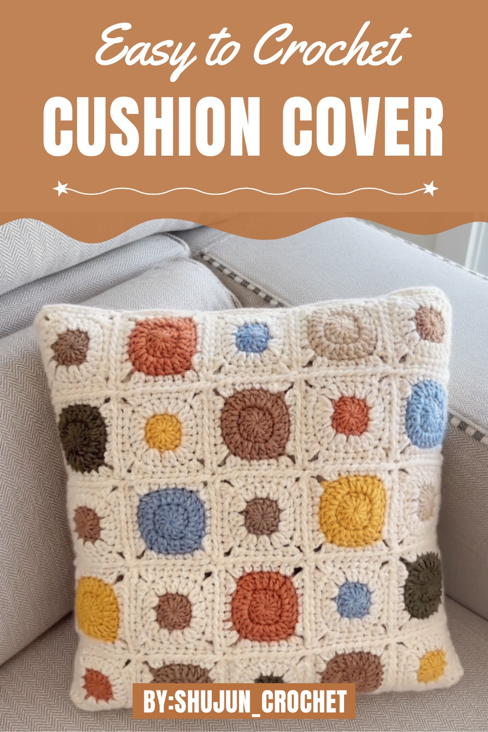 Easy Cushion Cover Crochet Tutorial