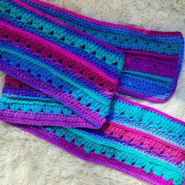 Crochet Simple Scarf