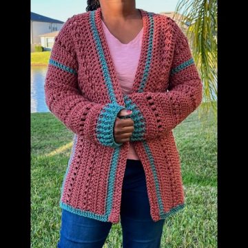Crochet Long Cardigan