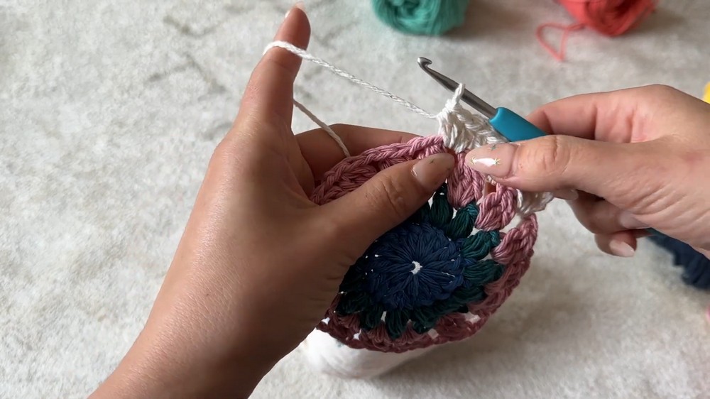 Crochet Mini Flower Skirt
