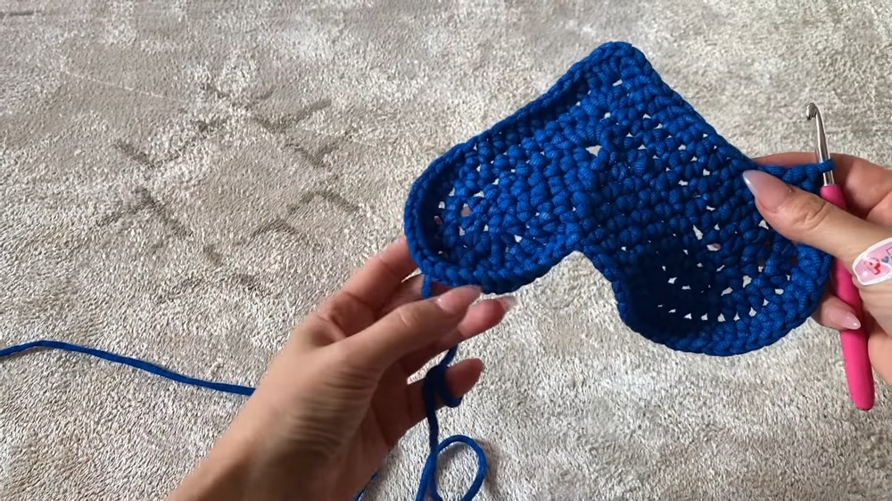 Crochet Cute Heart Bag