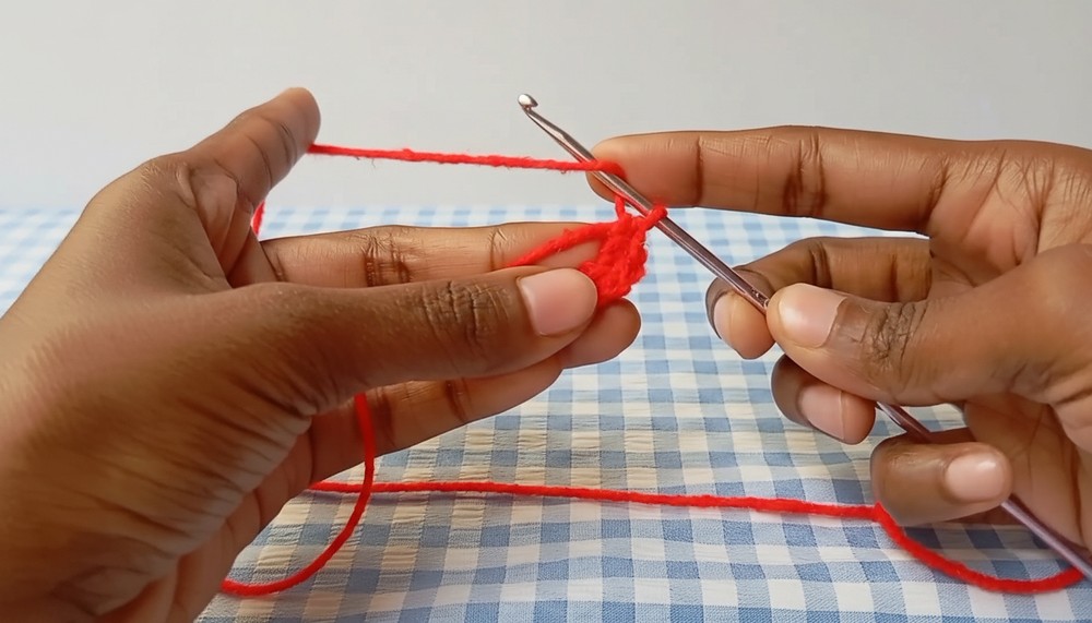 Crochet Heart Bouquet