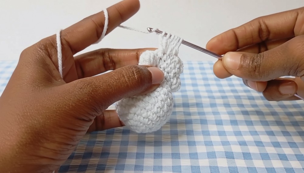 Crochet Teddy Bear Keychain