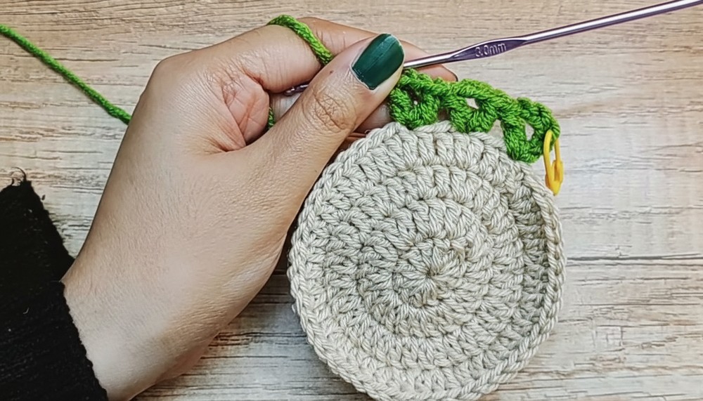 Crochet Tulip Coaster