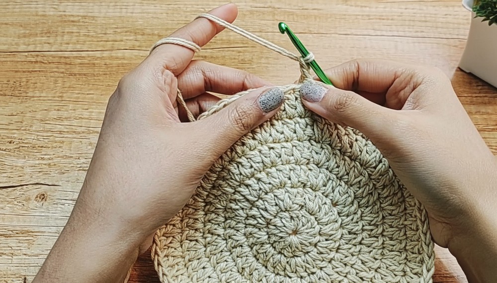 Crochet Rose Bouquet Bag
