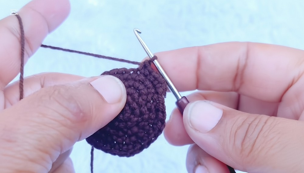 Crochet Coffee Cup Keychain